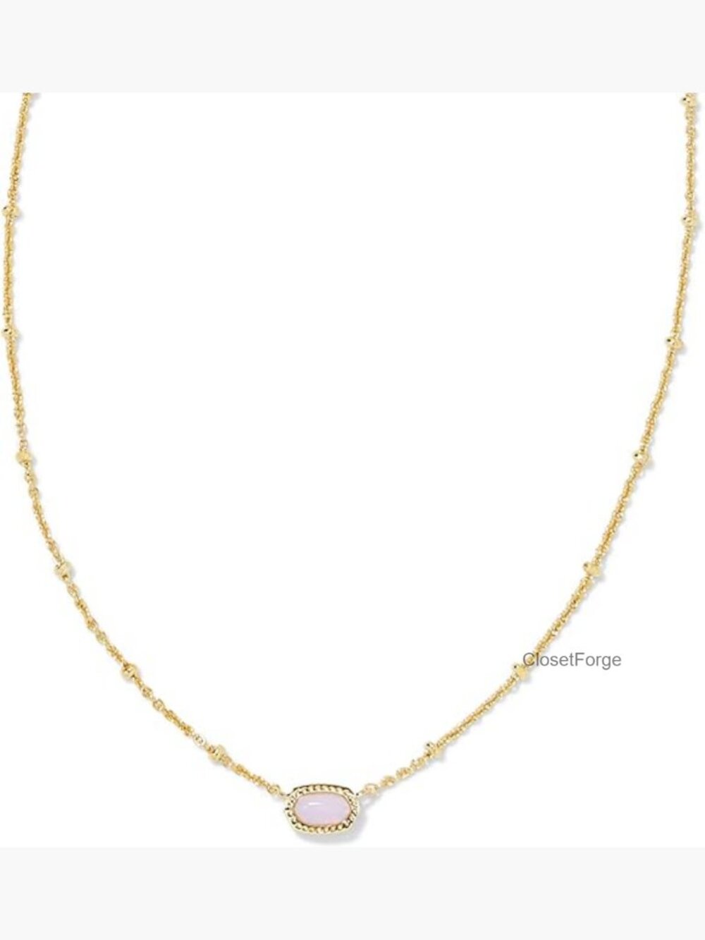 Mini Elisa 14k Gold-Plated Satellite Short Pendant Necklace